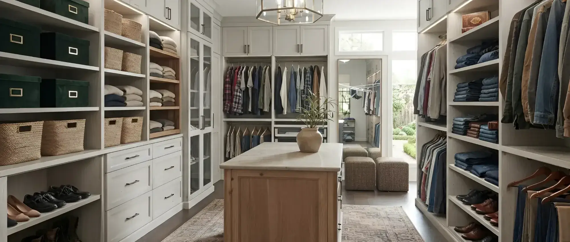 A custom closet built by Closet Form for a Markham home